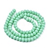 Opaque Solid Color Glass Beads Strands LS-EGLA-A034-P2mm-D14-2