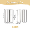 5Pcs Rectangle Alloy Waist Belt Buckles FIND-PH0027-19-2