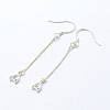 925 Sterling Silver Earring Hooks Findings X-STER-I014-27S-4