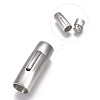 304 Stainless Steel Bayonet Clasps STAS-O114-032C-MP-1