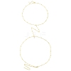Brass Satellite Body Chains for Sexy Women NJEW-CJ00001-1