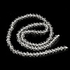 Electroplate Glass Beads Strands GLAA-Q105-04Z-2