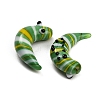 Handmade Lampwork Worm Figurines LA-CBA77D3-01H-2