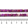 Dyed Synthetic Imperial Jasper Beads Strands G-H087-F02-01D-1-5