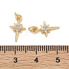 SHEGRACE Brass Micro Pave Cubic Zirconia Pendants XGRQ3D101-480G-3