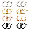 Stainless Steel Hoop Earrings STAS-TA0001-23A-1