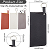 4Pcs 4 Colors PU Leather Eyeglass Cases AJEW-CN0004-99B-2