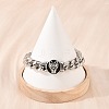 Stainless Steel Link Bracelets BJEW-D379-11ASP-4