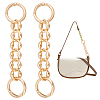 Unicraftale 2Pcs Alloy Oval Link Purse Strap Extenders FIND-UN0003-07KCG-1