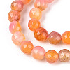 Dyed Natural White Jade Beads Strands G-T139-6mm-60-09-3