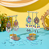 DIY Filigree Dangle Earring Making Kits DIY-UN0003-42-5