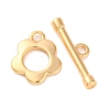 Rack Plating Eco-Friendly Brass Toggle Clasps KK-S403-14G-2