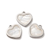 304 Stainless Steel Heart Charms STAS-A080-12P-1