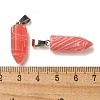 Synthetic Rhodochrosite Pendants G-Z067-07P-18-4