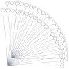 10Pcs Iron Spiral Name Card Holder IFIN-WH20007-03B-1