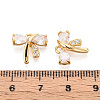 Brass Micro Pave Cubic Zirconia Charms KK-N263-79C-G-3