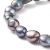 Natural Pearl Beaded Stretch Bracelet for Women BJEW-JB08868-3