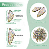 Transparent Resin Wing Pendants Set RESI-TAC0021-01A-10