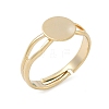Adjustable Brass Pad Ring Setting KK-K414-05B-G-1