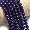 Natural Malaysia Jade Beads Strands G-L645-C01-12mm-07-3