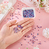 390Pcs 3 Colors Transparent Colours Glass Seed Beads GLAA-TA0003-76C-6