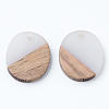 Resin & Walnut Wood Pendants RESI-N025-007A-B01-2