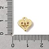Brass Micro Pave Cubic Zirconia Pendants KK-L258-11G-06-3