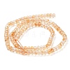 Natural Citrine Beads Strands G-J400-C08-04-3