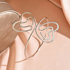 Iron Spiral Heart Upper Arm Cuff Bangles for Women WG31FC4-02-2