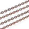 Brass Coated Iron Flat Cable Chains CH-TAC0007-01R-2