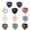 Natural Gemstone Pendants G-P585-03G-1
