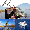 30Pcs 6 Style 201 Stainless Steel 3 Way Swivels Fishing Cross Line FIND-FH0004-45-6