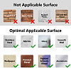 Mini PVC Coated Self Adhesive AUTOMATIC DOOR Warning Stickers STIC-WH0017-010-4