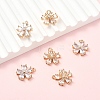 6Pcs 2 Styles Transparent Glass Pendants GLAA-YW0005-29-2