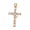 Easter Brass Pave Cubic Zirconia Pendants CU-E002-01C-G07-1