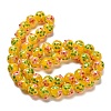 Handmade Lampwork Bumpy Beads Strands LAMP-A005-01D-3