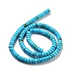 Dyed Natural Magnesite Beads Strands G-G121-A01-02-3