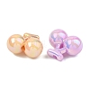 Luminous UV Plating Opaque Acrylic Beads MACR-K361-38-3