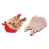 Christmas Theme Printing Acrylic Pendants BACR-N002-01K-2