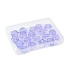 20Pcs Transparent Spray Painted Glass Beads GLAA-FS0002-40A-6