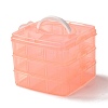 Rectangle Portable PP Plastic Detachable Storage Box CON-D007-02B-2