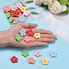 35Pcs 7 Colors Resin Frosted Cabochons CRES-CJ0001-24-5