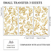 3 Sheets 3 Styles PVC Waterproof Decorative Stickers DIY-WH0404-357-2