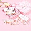 5 Sets 5 Colors Alloy Hoop Earring Sets EJEW-FS0001-23B-7
