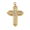 304 Stainless Steel Rhinestone Pendants LS-STAS-P430-01A-G01-1