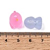Frosted Transparent Acrylic Beads FACR-C001-01A-3