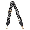 Arrow Pattern Polyester Adjustable Webbing Bag Straps FIND-WH0126-338KCG-1