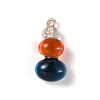 Three Color Resin Pendants RESI-Z016-01A-LG-1