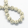 Synthetic Gemstone Beads Strands X-G-R271-8mm-Y29-2