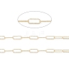 Brass Textured Oval Link Chains CHC-M025-26B-G-2